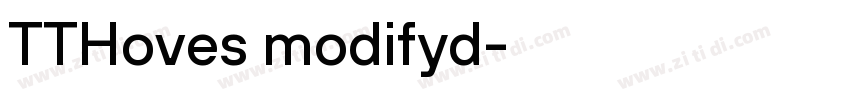 TTHoves modifyd字体转换